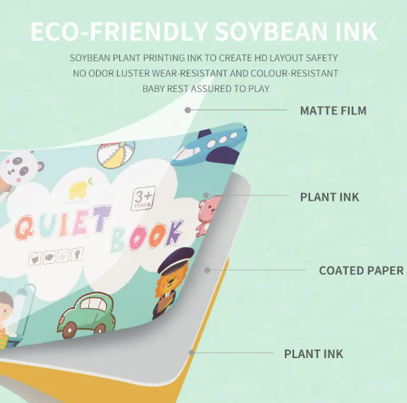 Quiet Book - Children's Book For Learning