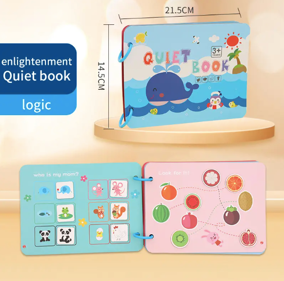 Quiet Book - Children's Book For Learning
