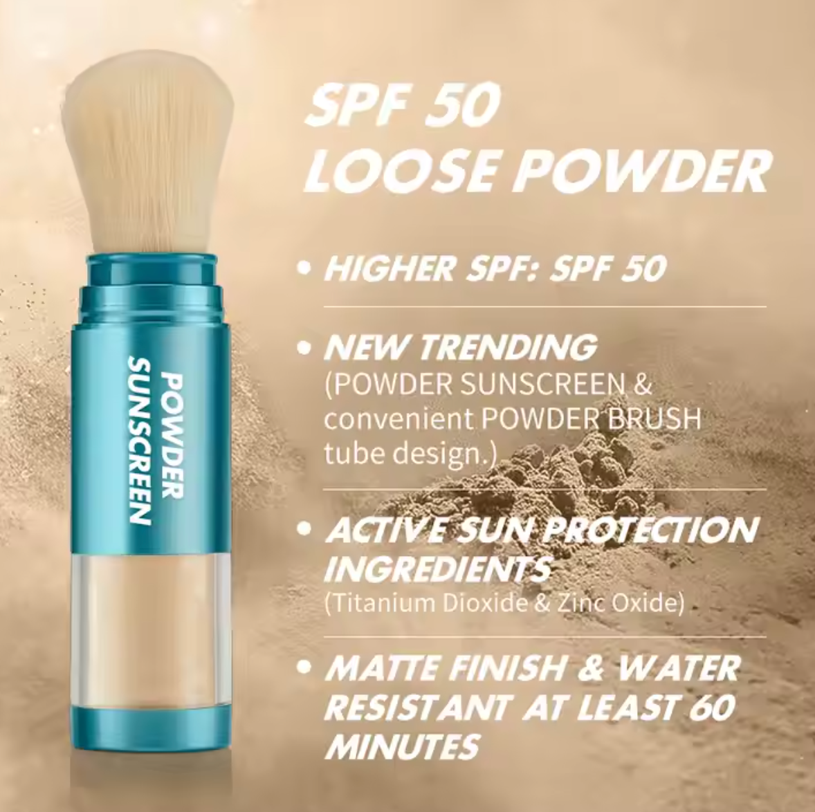 Refillable Sunscreen Spray Bottle with Brush