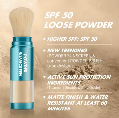 Refillable Sunscreen Spray Bottle with Brush